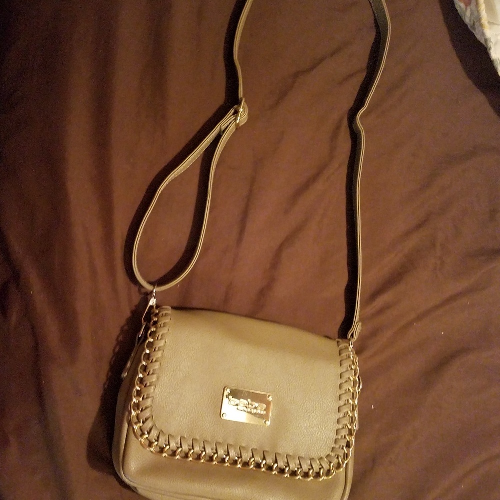 Bebe leather crossbody  bag